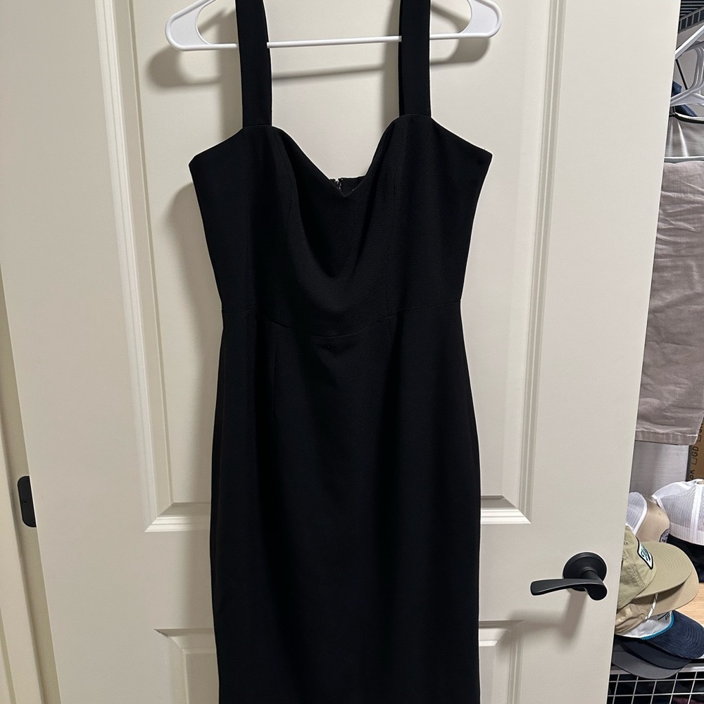Dress the Population Black Sleeveless Midi Dress